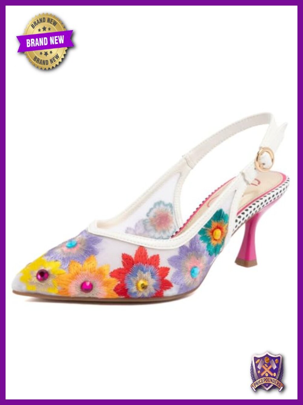 Slingback Kitten Heels – Pointed Toe Dress Shoes for Weddings & Parties